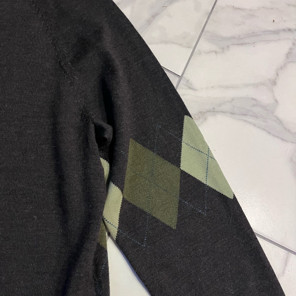 Pendleton Plus Checkered 100% Wool Pull Over - image 8